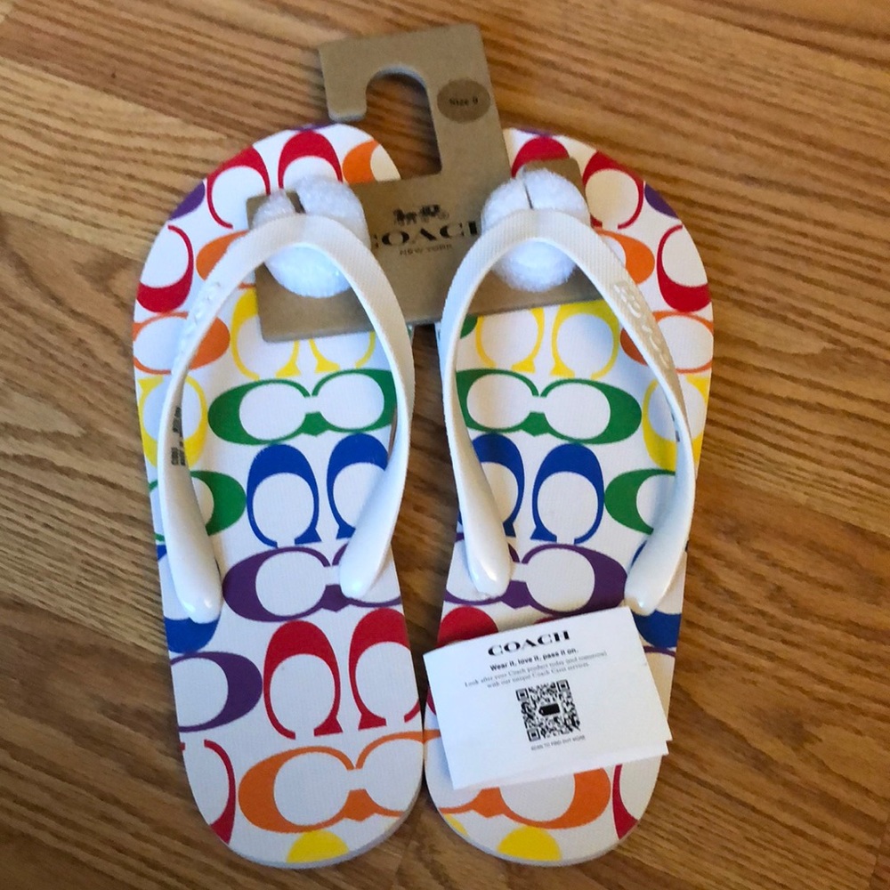 COACH ZAK FLIP FLOPS